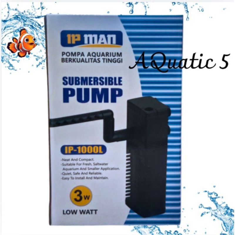 Pompa Aquarium internal filter IP MAN IP 1000L