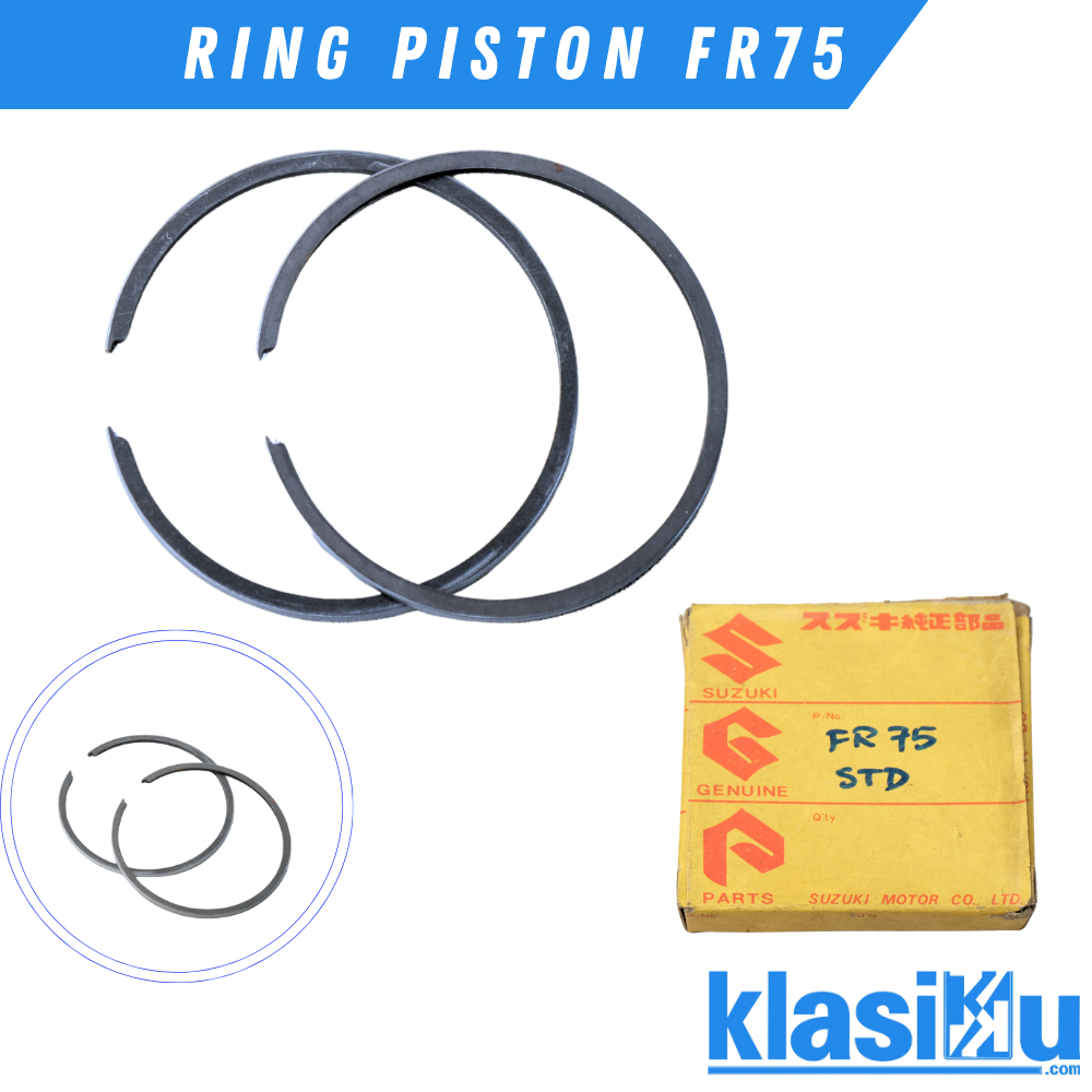 Ring Piston Suzuki Fr 75   Fr75 Oversize 50 STD Nos Suzuki