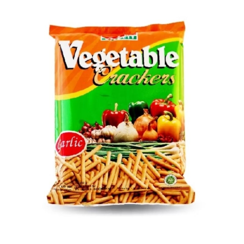 

Vegetable Crakers Garlic 180 Gram