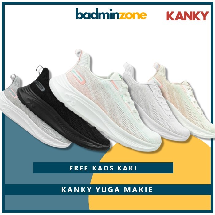 Sepatu Kanky Yuga Makie Sepatu Sneakers Casual Sepatu Kanky Sport Pria Wanita Original