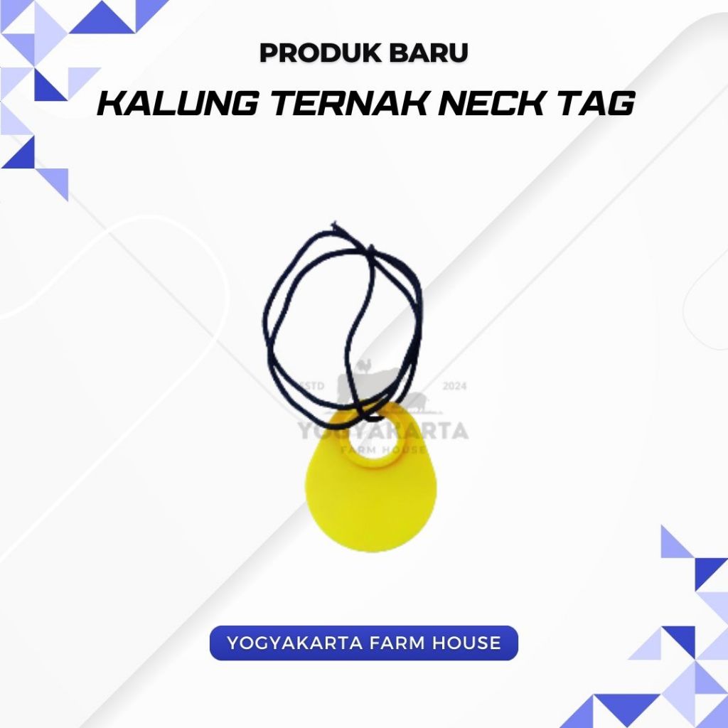 Neck Tag Hewan Ternak - Kalung Identitas Kambing, Domba, Sapi, Kuda, Kerbau