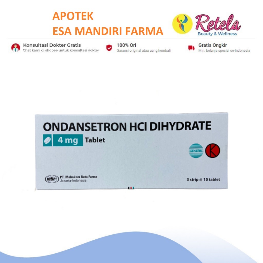 ONDANSETRON 4 MG BOX 30 TABLET