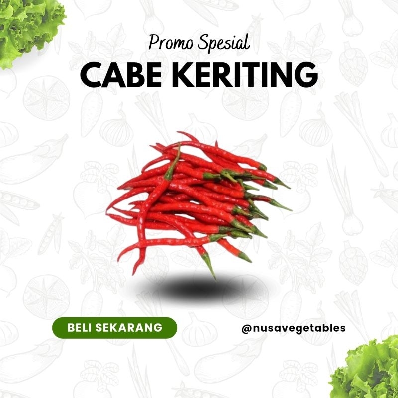 

NUSA VEGETABLE - Cabe Kriting Merah Segar