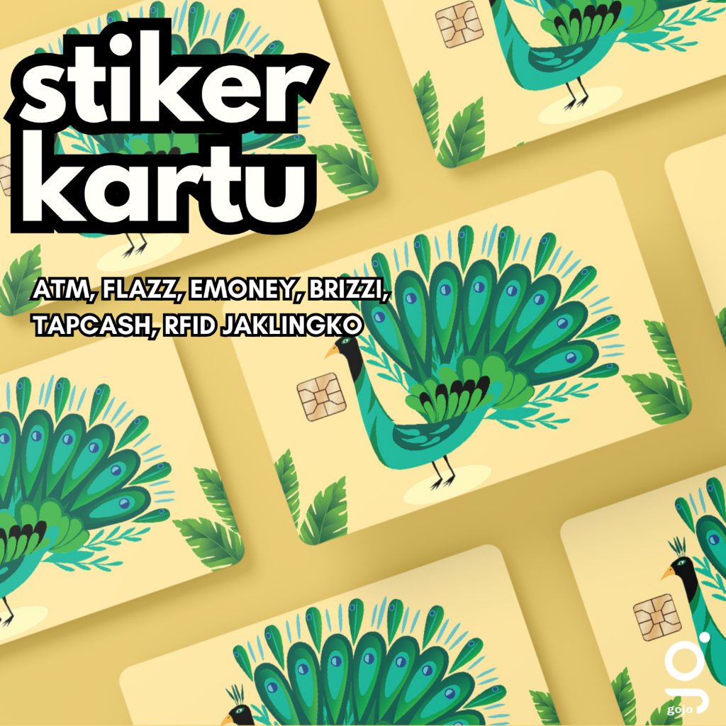 

Gojo Sticker - Stiker ATM Animal Series A Bisa untuk Emoney, Flazz dan lain-lain PELINDUNG KARTU SKIN CARD SIM KTP Motif Hewan Binatang Kucing Garskin Kartu