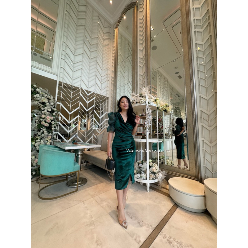 HEMAT` [VM] - 9021 - DRESS PESTA / DRESS BLUDRU MURAH / DRESS PESTA BLUDRU