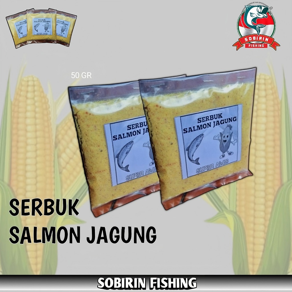 serbuk salmon super amis umpan ikan mas racikan