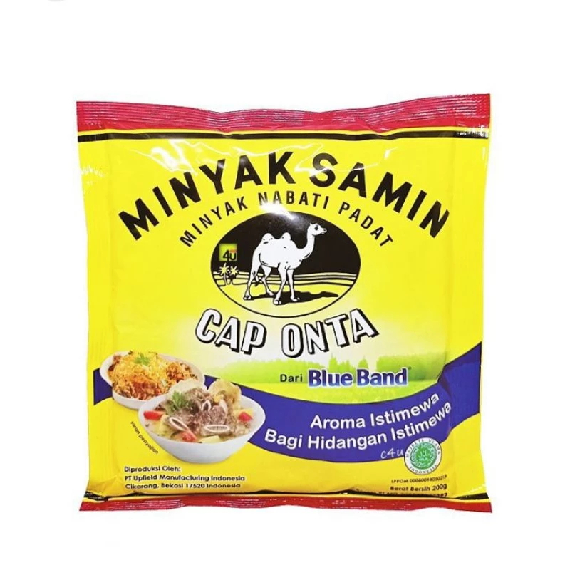 

Gimmick Cap Onta Minyak Samin Minyak Nabati Untuk Masakan 200 gr