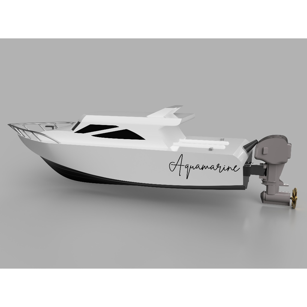 hull rc boat aquamarine 3d printer