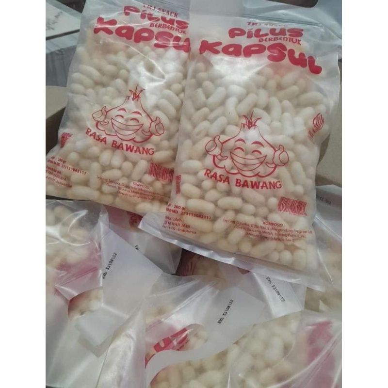 

PILUS KAPSOL RASA BAWANG PUTIH KEMASAN 200 GRAM