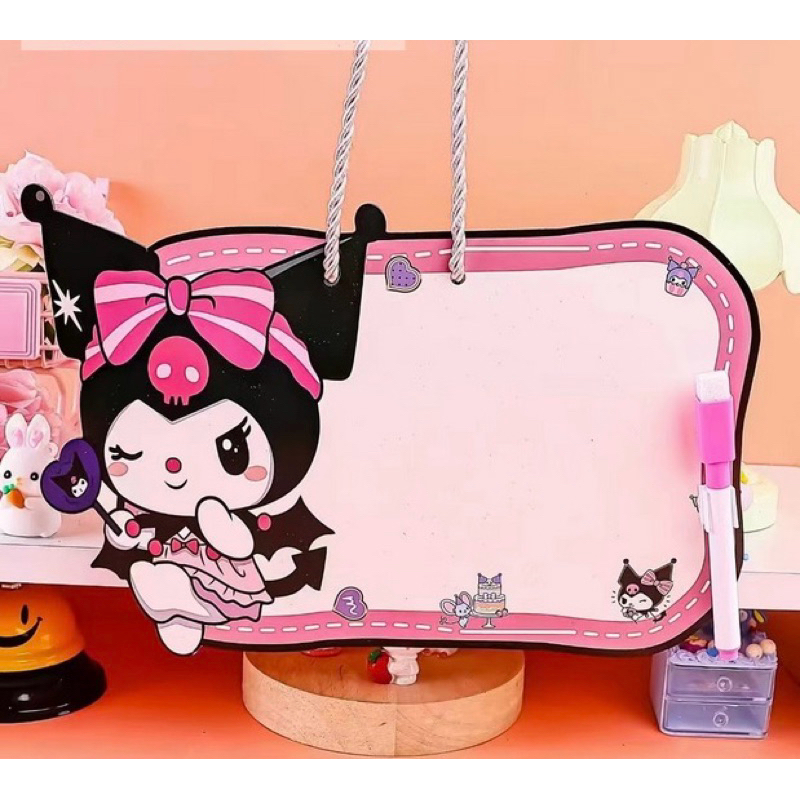 

papan white board gantung sanrio