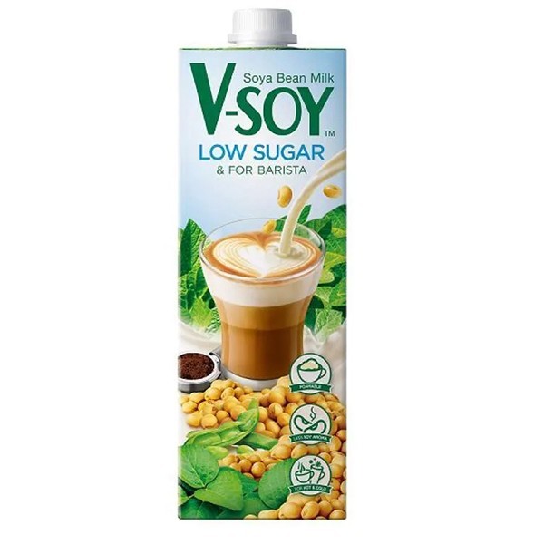 v-soy soya bean milk low sugar 1000ml