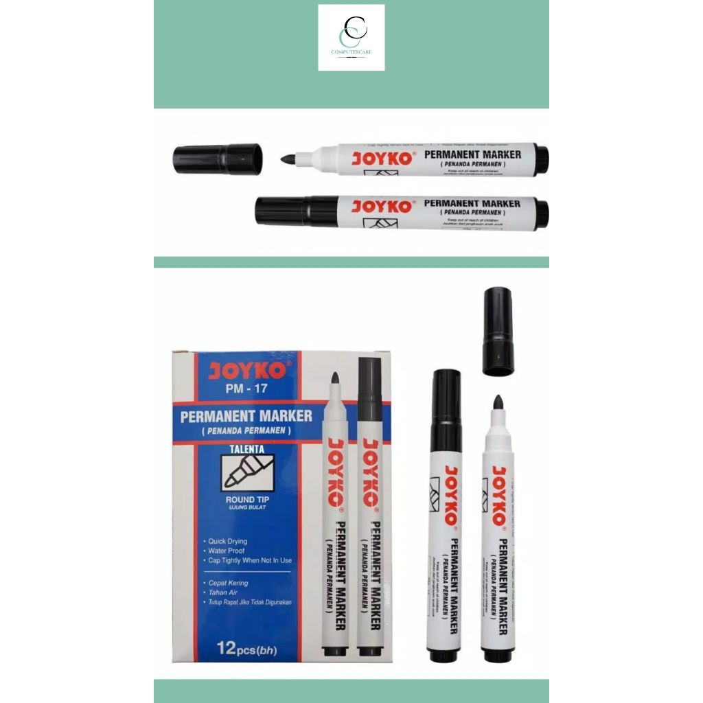 

JOYKO - Spidol Permanent PM-17 Hitam - Pcs