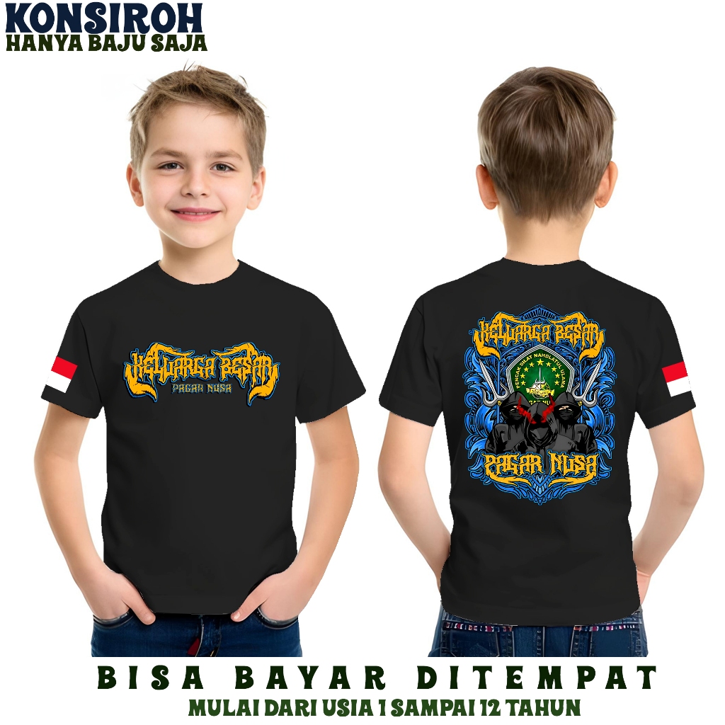 Kaos Anak Keluarga Besar Pagar Nusa Baju Pagar Nusa Tri Sula Fighter Tshirt Pagar Nusa Kaos 1986