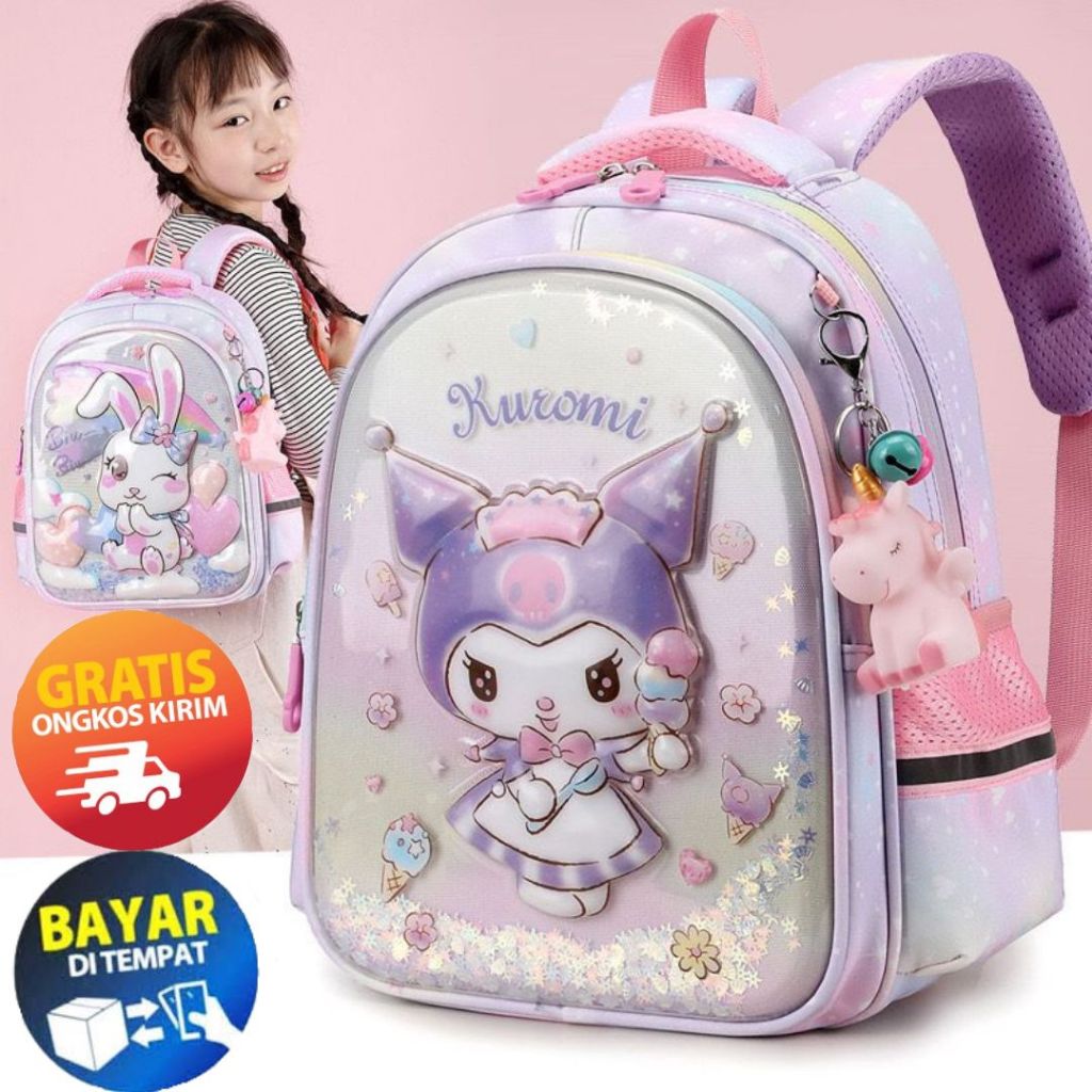 BK215 - TAS SEKOLAH TAS RANSEL ANAK KARAKTER TAS SEKOLAH ANAK TAS ANAK TK TAS RANSEL SEKOLAH