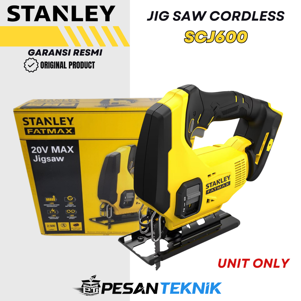 Stanley Cordless Jigsaw Jig saw SCJ600 UNIT ONLY