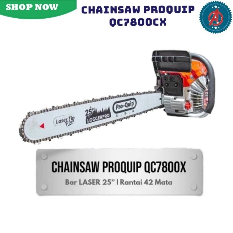 Mesin Chainsaw Proquip QC7800 CX 25 Inch