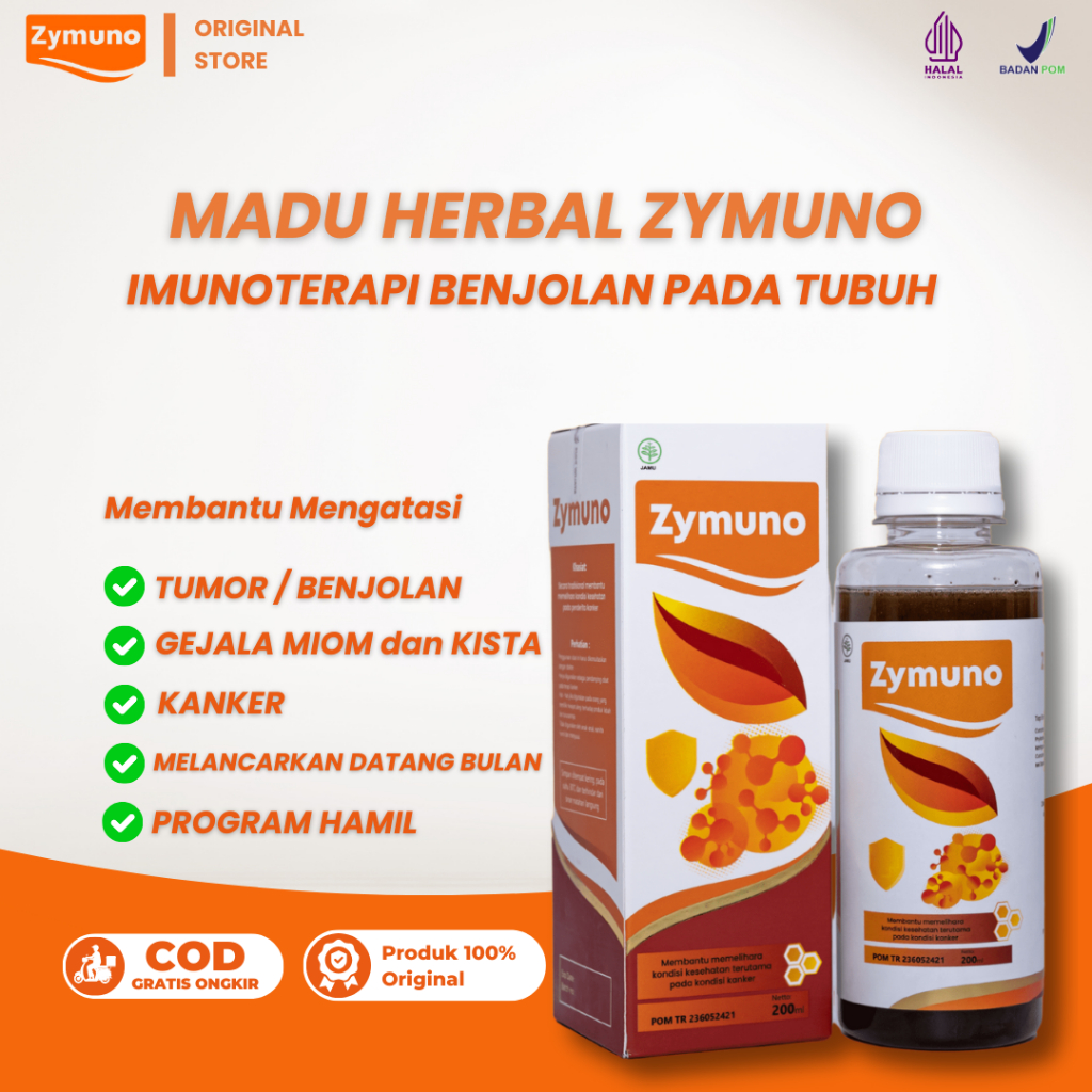Zymuno Madu Herbal Original Imunoterapi - Paket 1 Box