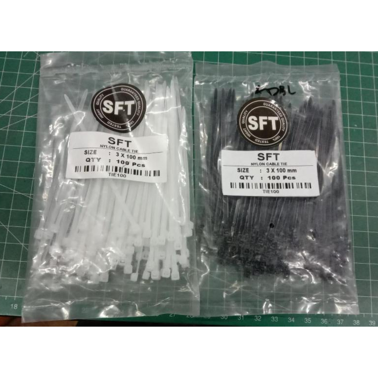 

KABEL TIES 10CM SFT 3X100MM 100PCS