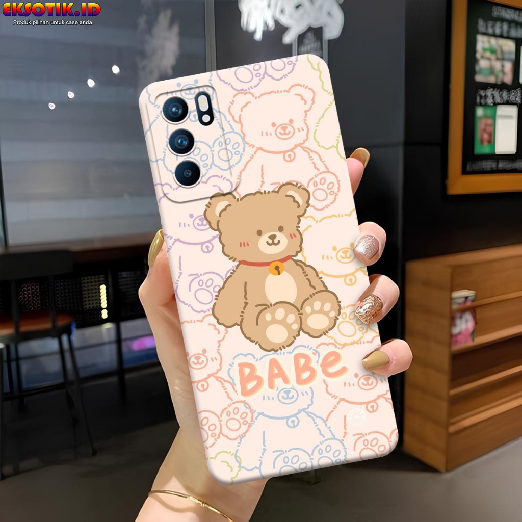 Case Oppo Reno 6 5G - Casing Oppo Reno 6 5G  - Fashion Case - Silikon Oppo Reno 6 5G  - Motif Keren 