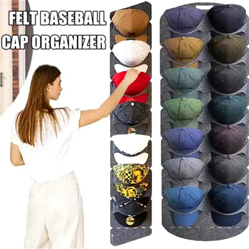 Tempat Topi Gantung Rak Topi Gantung Tempat Topi Simpan Gantungan Topi Dinding Klip Topi Merasa