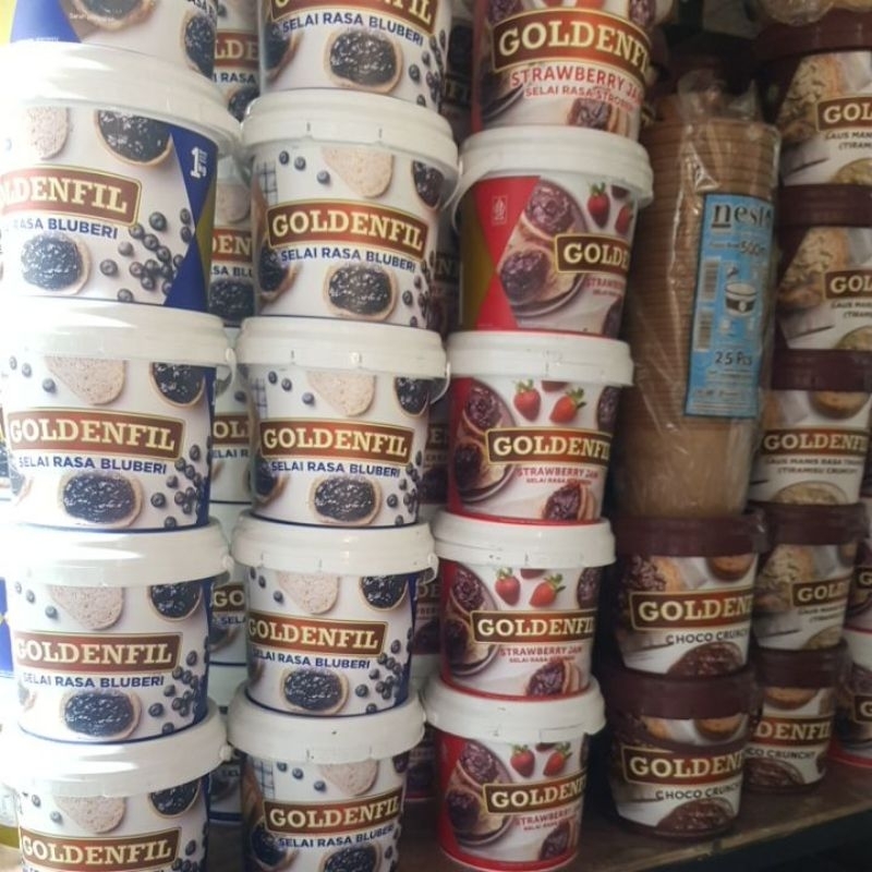 

Goldenfil 1kg Stroberry/ Blueberry / Choco Crunchy / Tiramisu