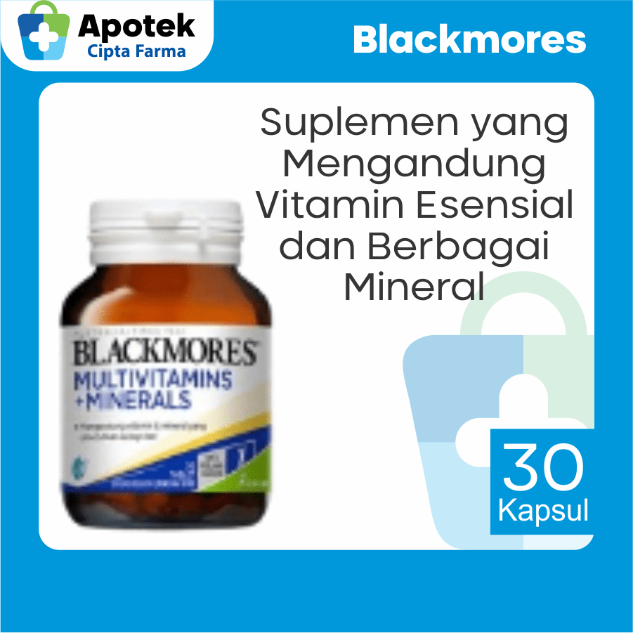 Blackmores Multivitamins Minerals Blackmores Mineral dan Multivitamin Vitamin Blackmores Blacmores M