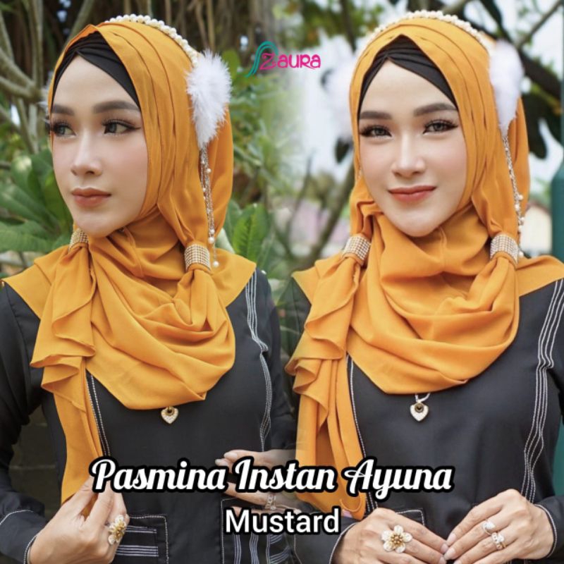 Zaura Hijab Pasmina Instan Ayuna