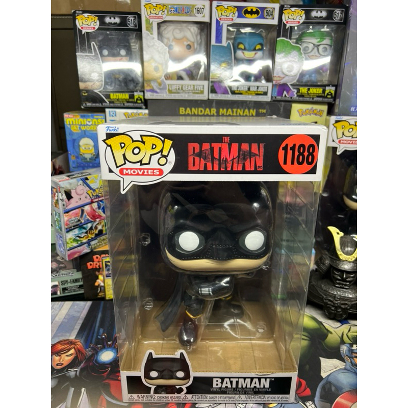 Funko Pop Movies DC The Batman No 1188 Tinggi 10" inch Besar ORIGINAL