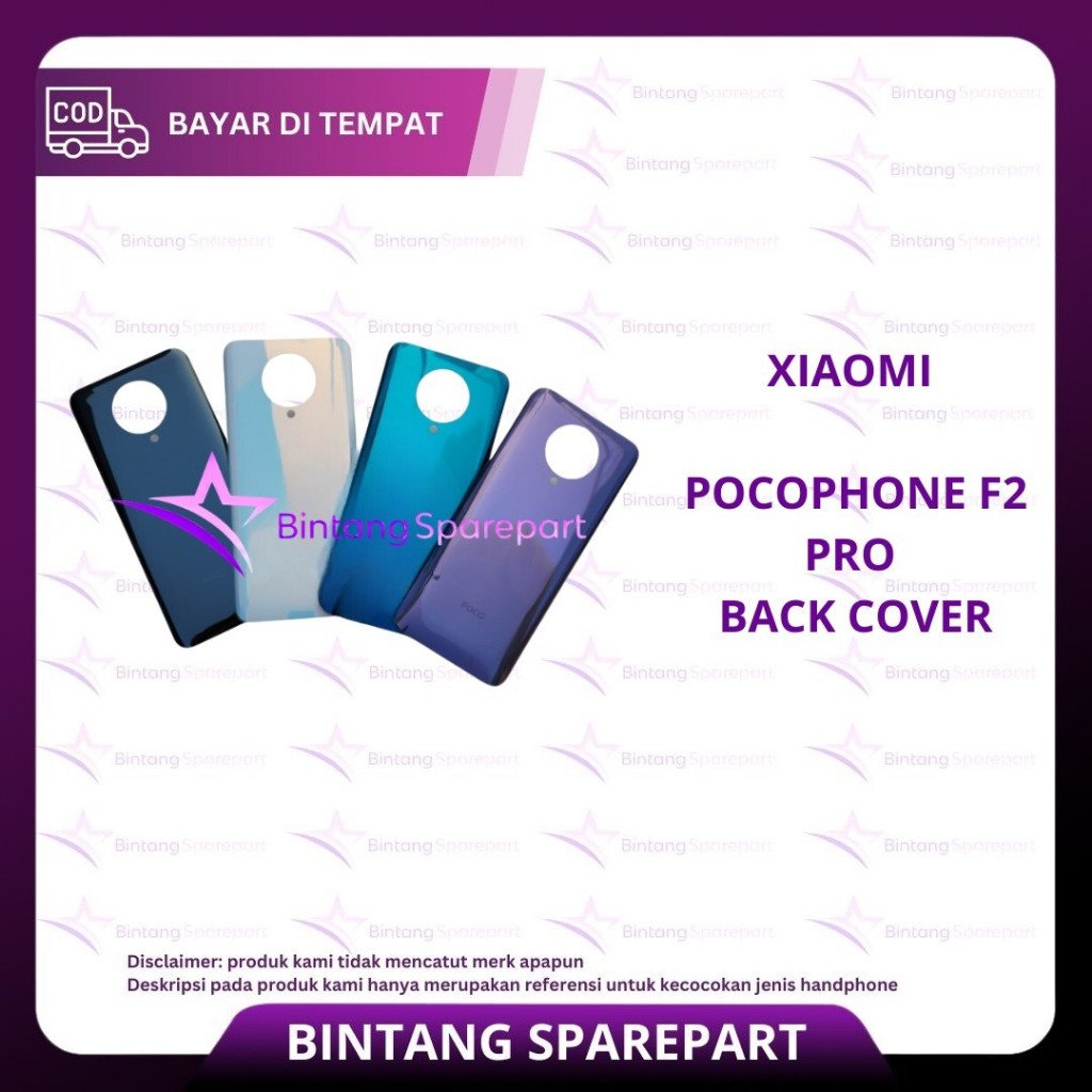 BACK COVER XIAOMI POCO F2 PRO