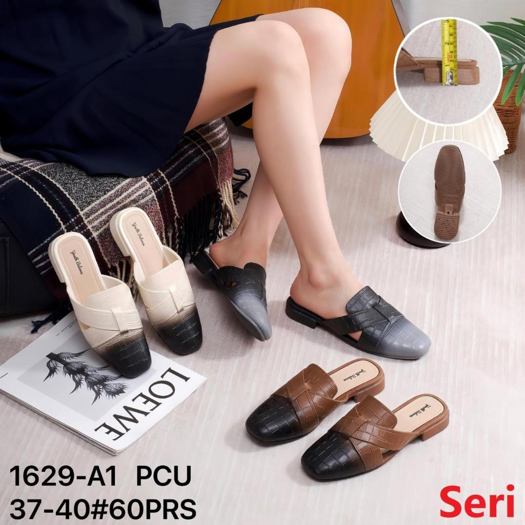 Onrainmise Sandal Dewasa Plastik PVC Super Balance 1629-A1  Sandal Wanita Import