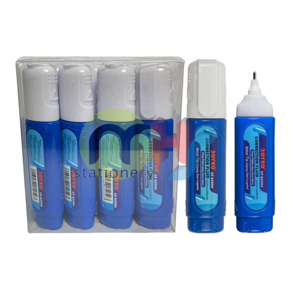 

Correction Fluid / Cairan Koreksi / Penghapus Cair Joyko CF-S209A 1 Box 12 Pcs