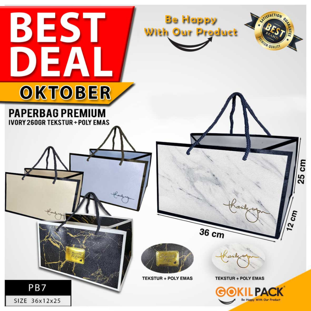 

Paper Bag Jumbo - Goodie Bag Souvenir - Tas Kantong Besar - PB7