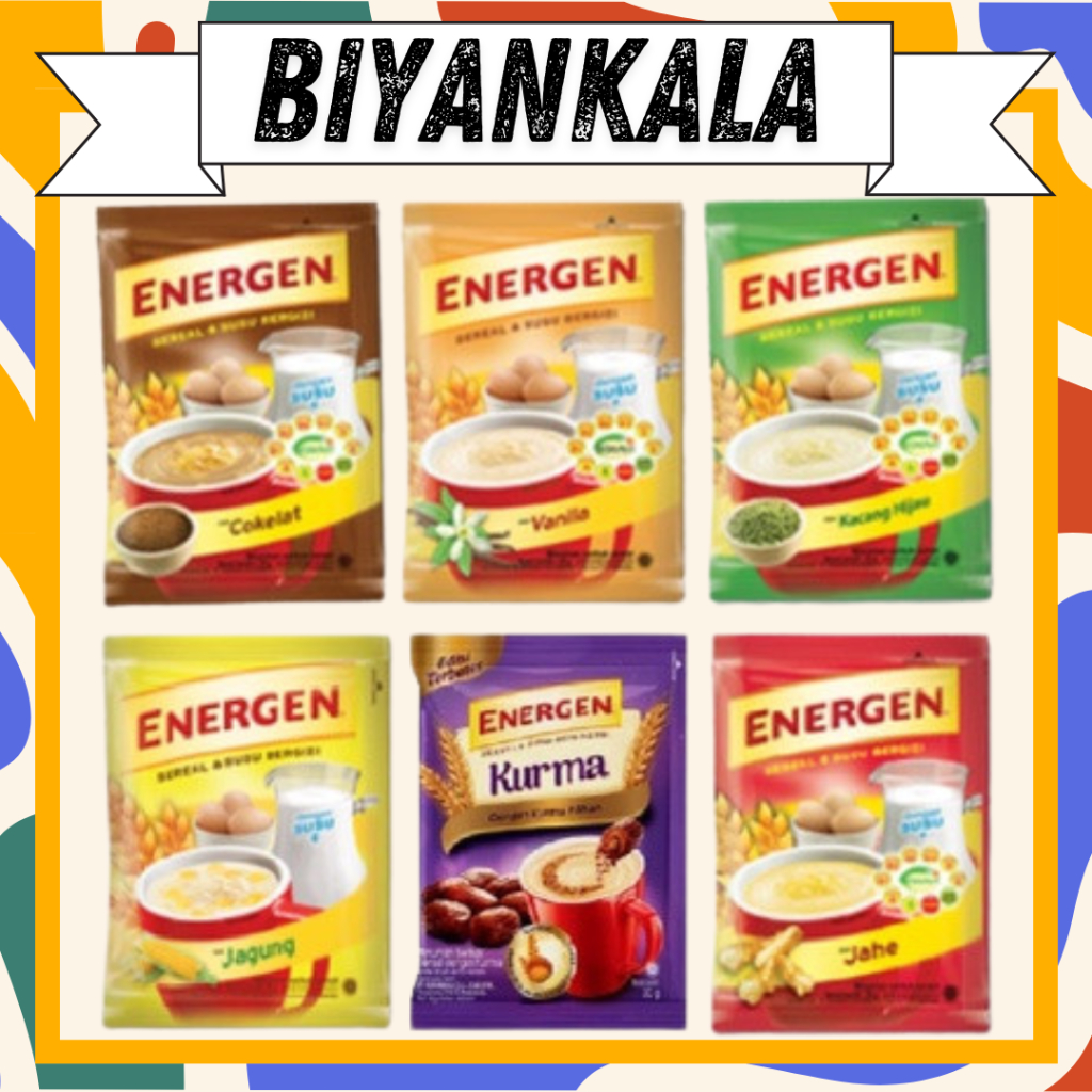 

ENERGEN SEREAL 1 RENCENG ISI 10 SACHET