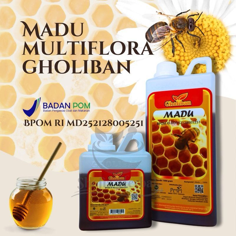 

Madu Hutan Multiflora Gholiban 1 kg BPOM