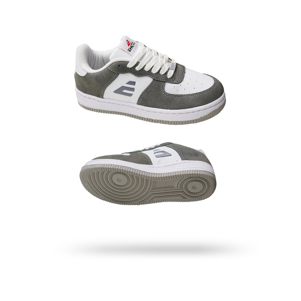 Ehem - Sepatu Sneakers Unisex Pria Wanita Eforce Grey