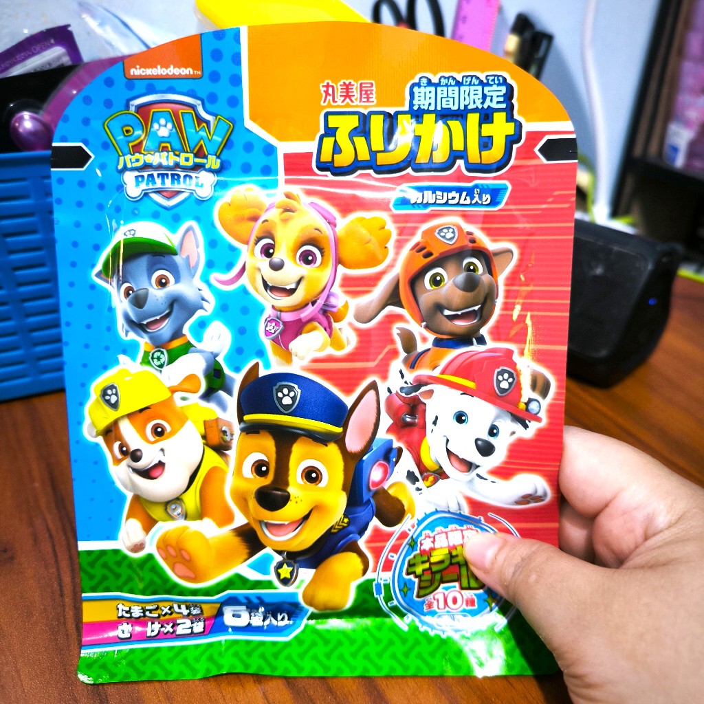 

Paw Patrol Furikake Egg N Salmon (Isi 6 Sachet)