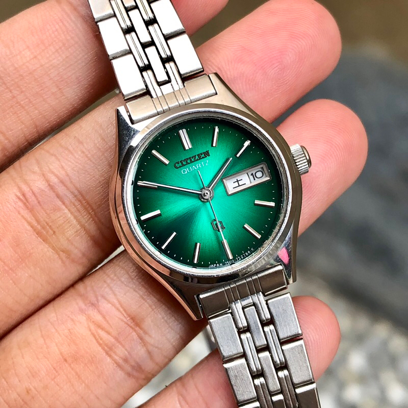Citizen Quartz Green Dial