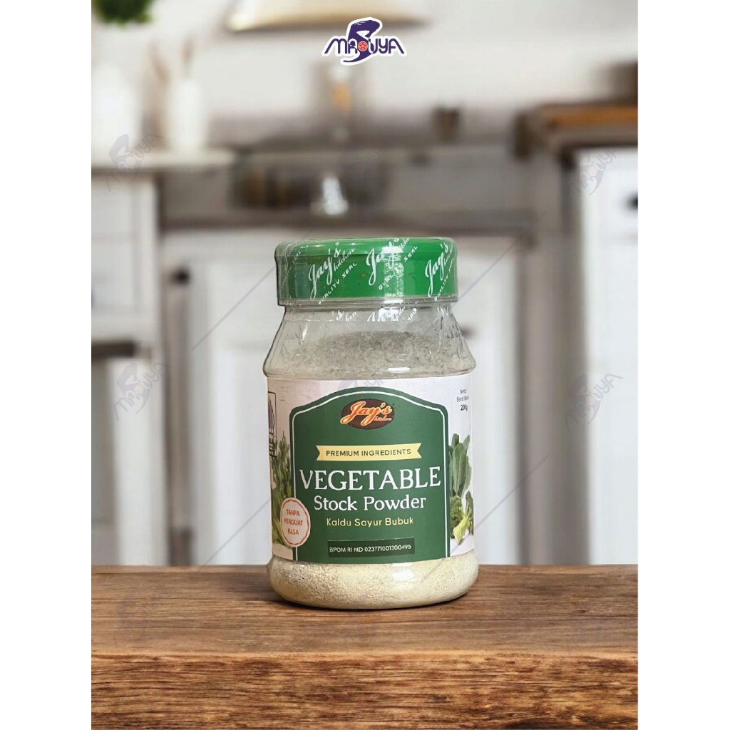 

Jay's Vegetable Stock Powder / Kaldu Sayur Bubuk Non Msg HALAL