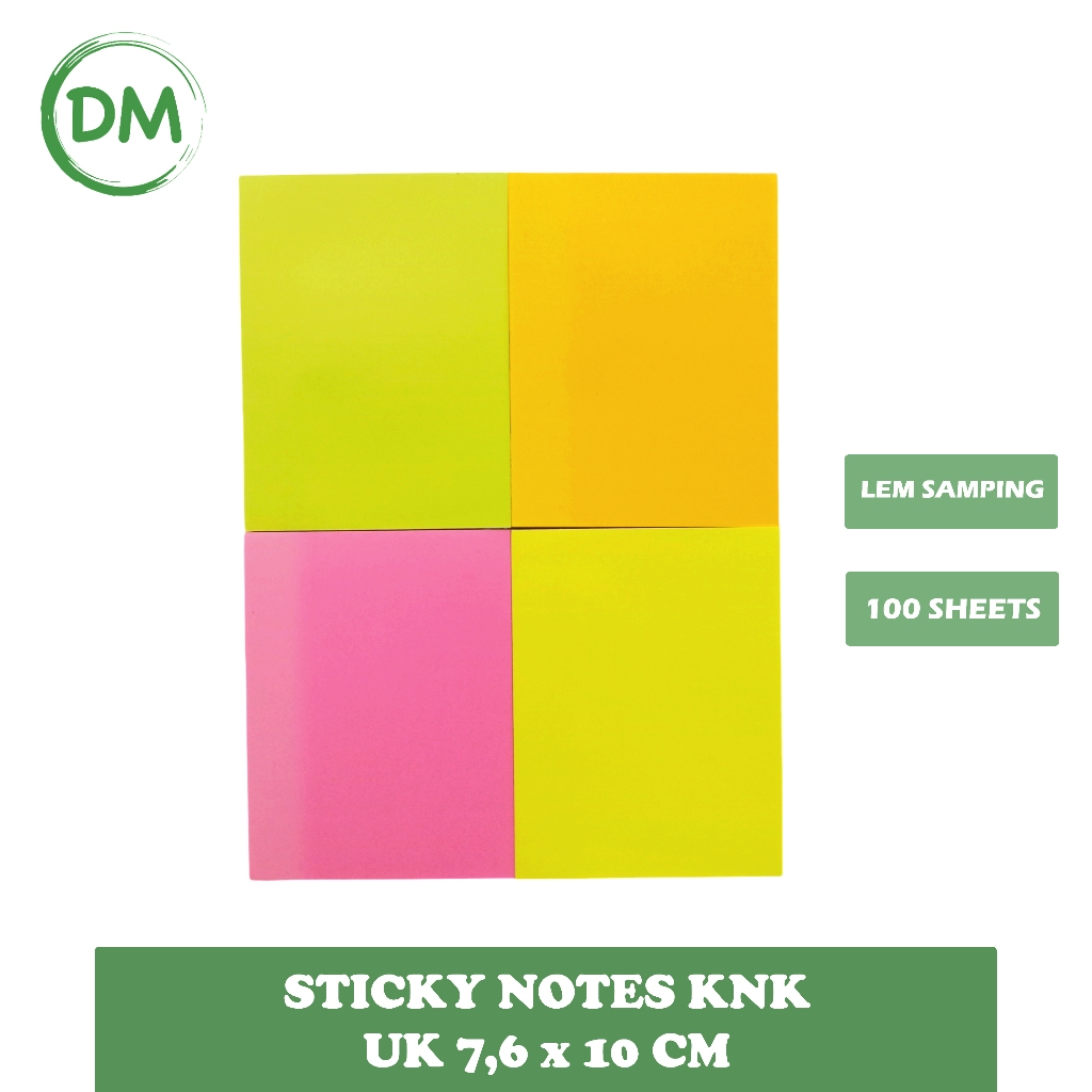 

DM- STICKY NOTE KNK UK 7,6X10CM