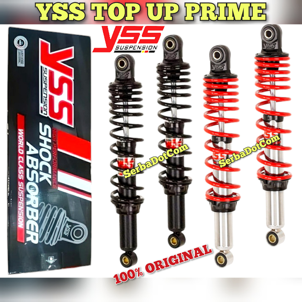 SHOCK YSS TOP UP PRIME 280 320 340 360 RED BLACK ORIGINAL SUPRA W175 GRAND LEGENDA SMASH TORNADO SHO