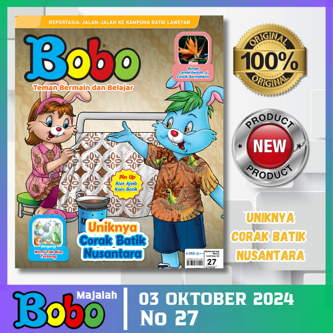 Majalah Anak Bobo Terbaru Kumpulan Edisi Oktober 2024