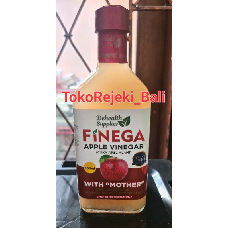 

TokoRejeki_Bali (Instant kurir) || Dehealth Supplies Vinega/Finega Appel Cider Vinegar/Cuka Apel with Mother Kemasan Kaca 500ml