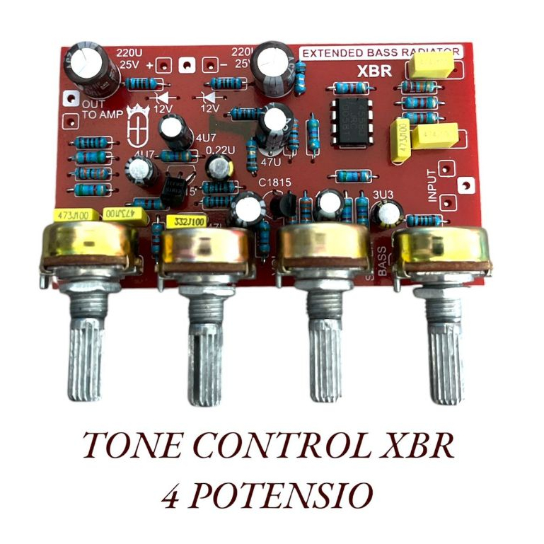 TONE CONTROL XBR + 4 POTENSIO