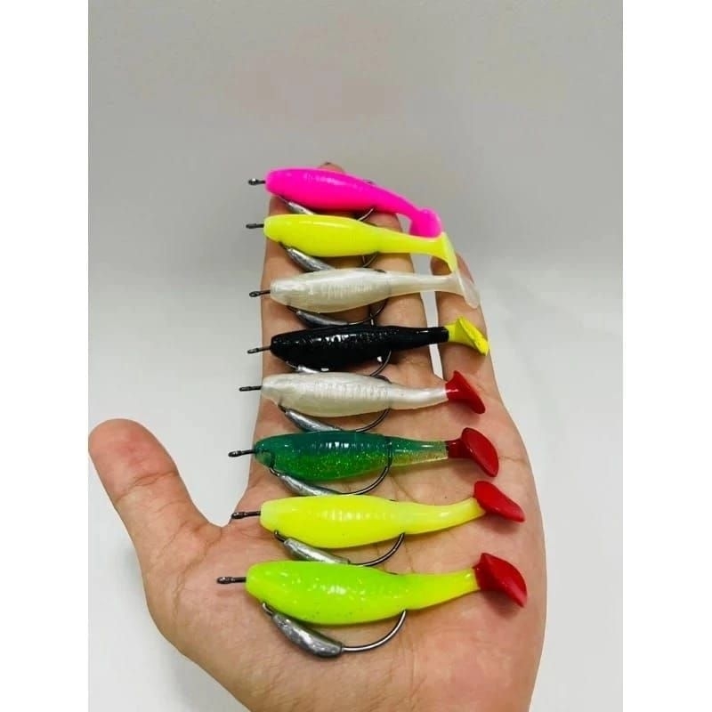 UMPAN PANCING PADDLE POP 7CM PAKAI HOOK TIMAH  UMPAN CASTING MELAYANG DAN DIDALAM AIR UNTUK TOMAN DA