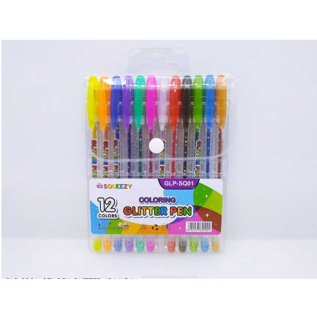 

PULPEN WARNA GLITTER KARAKTER 12 WARNA SQ01