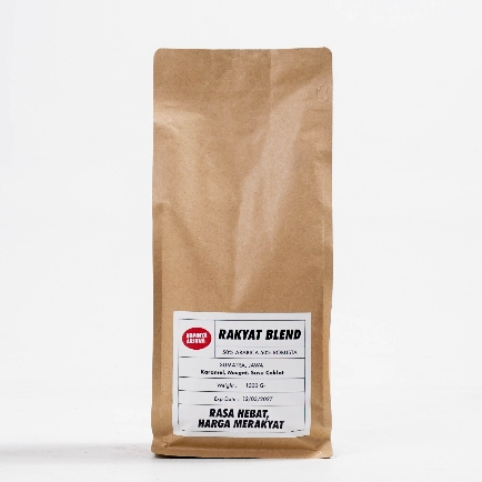 

Kopinya Arjuna - Rakyat Blend - Biji Kopi / Bubuk Kopi Arabika Robusta - Medium Dark Roast