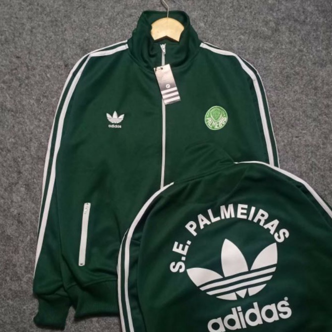 KF7 JAKET TRACKTOP PALMEIRAS GREEN WHITE ORGINALASTROBID JAKET TRACKTOP HITAM ORGINAL PALMEIRAS