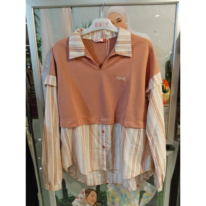 Blouse Wanita EXIT Size S-XL Ori