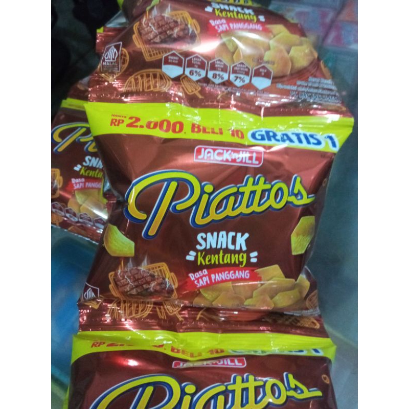 

Snack kentang Piattos / Piatos 2000 isi 5