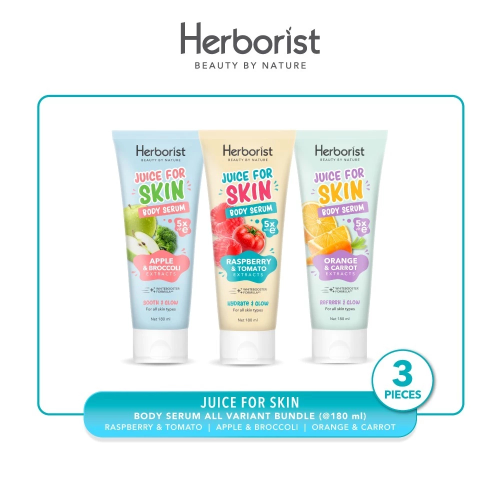 Herborist Juice For Skin Body Serum 180ml x3